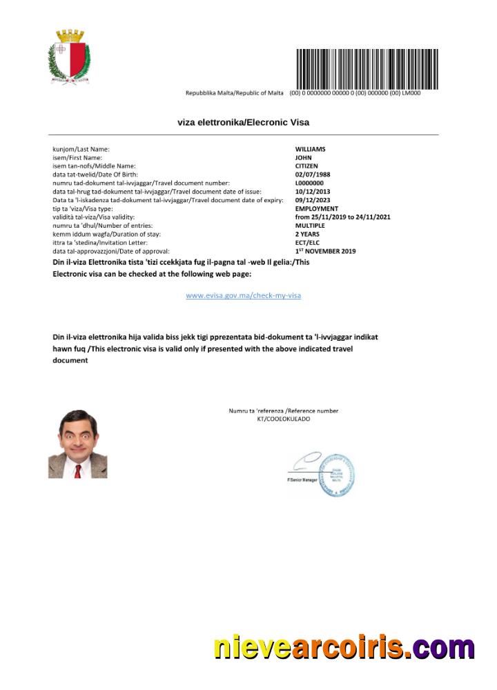 Malta e-visa